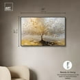 thumbnail image 5 of Tree of Golden Leaves Canvas Colorful Tree Art by Art Remedy, Black Frame, 45" x 30", 5 of 7
