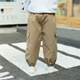 thumbnail image 7 of Kids Cargo Pants Boys Jogger Pants Elastic Waist with Pocket Classic Fit Boys Active Pants Hop Pants Boys Pants Size 5-6 Years, 7 of 7