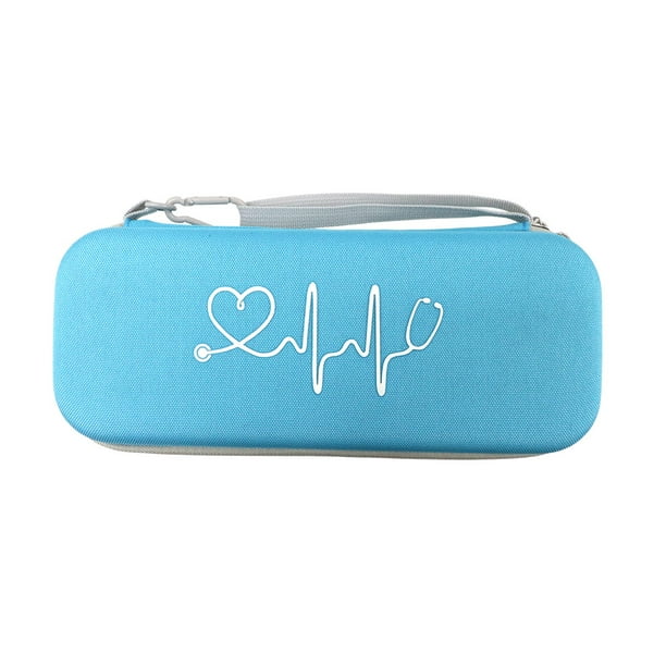 Bearachild Estuche para estetoscopio, resistente al agua, a prueba de humedad, reemplazo Rectangular, bolsa de almacenamiento con asa de Almacenamiento y organización del hogar Cielo azul