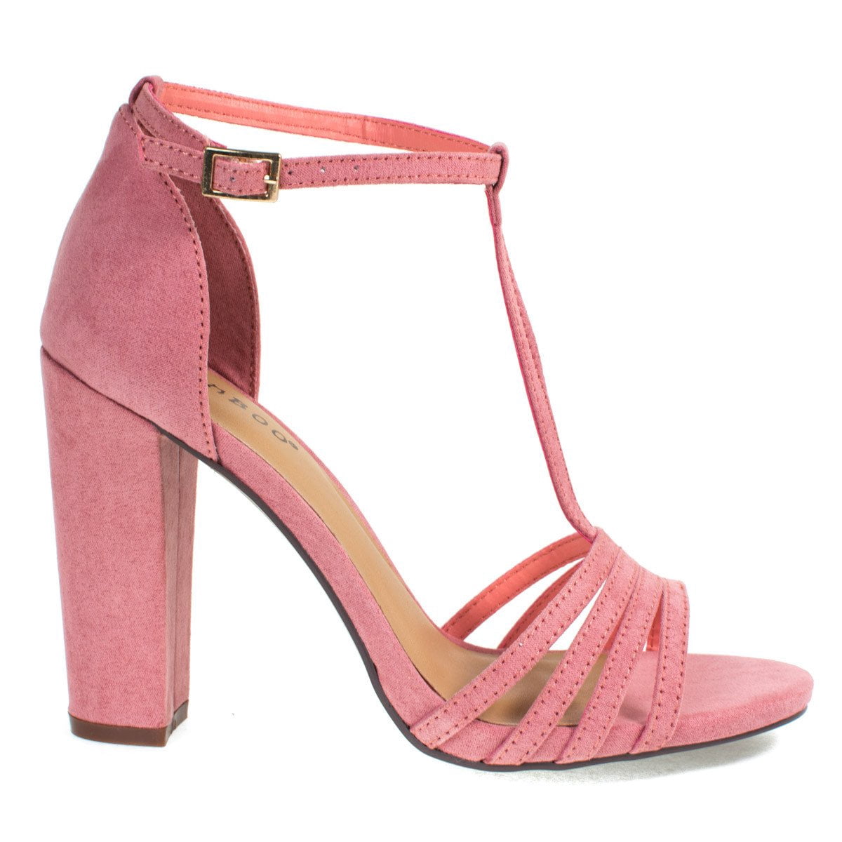 Bamboo, Black Open Toe Dress Sandal 