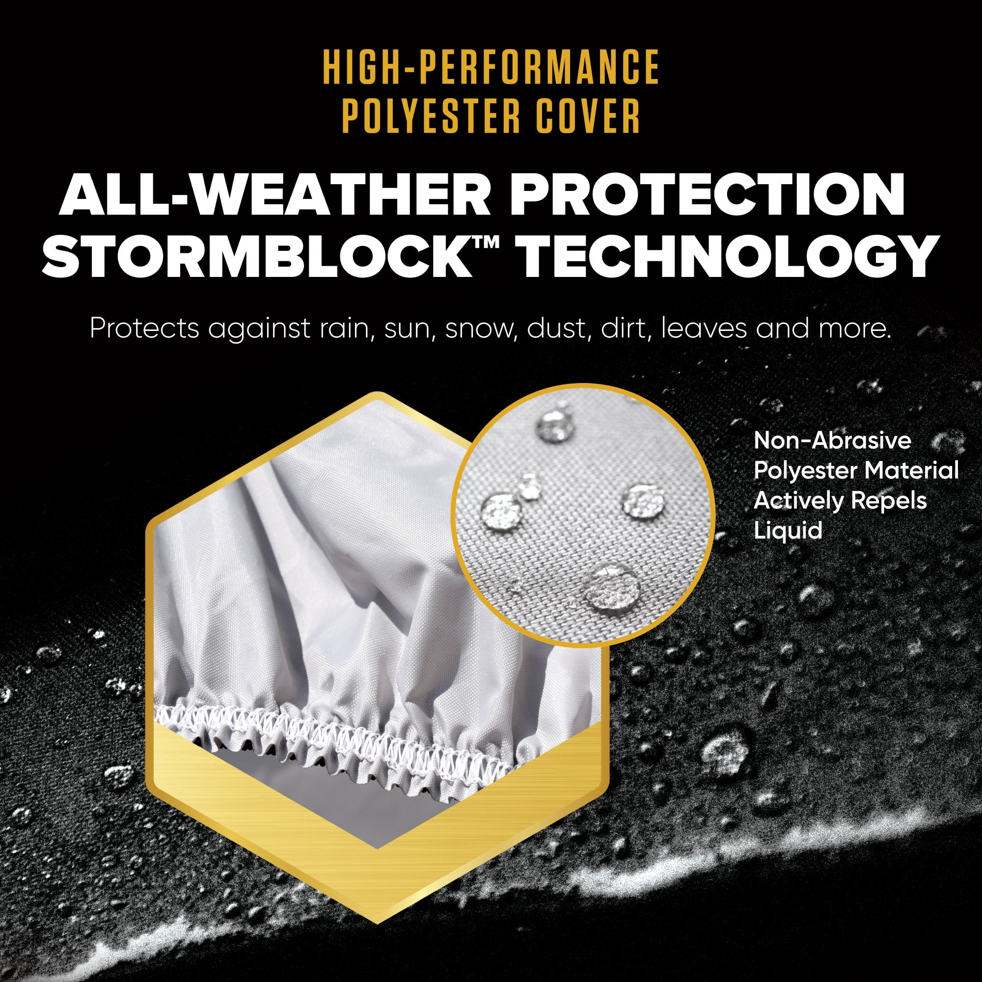 Budge Superior StormBlock™ Car Cover, Waterproof All Weather Outdoor Car Protection, Size 3 for Mid-Size Vehicles