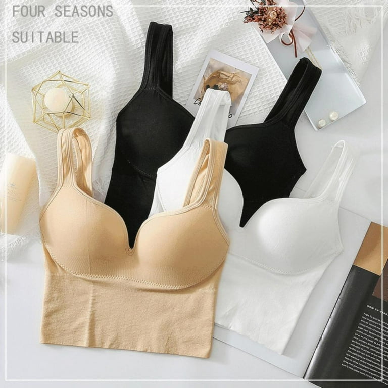 Women's Seamless Pullover Bra With Built-in Cups 