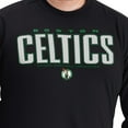 thumbnail image 4 of Men's G-III Sports by Carl Banks Black Boston Celtics Adaptive Printed Mesh Effect Long Sleeve T-Shirt, 4 of 5