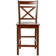 thumbnail image 3 of Acme Tartys Counter Height Chair (Set-2) in Cherry Finish, 3 of 6