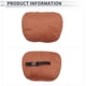 thumbnail image 4 of Almohada para reposacabezas de automóvil Unique Bargains Almohada ergonómica para el cuello Suede, Espuma de Memoria Naranja 2 Pcs, 4 of 7