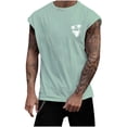 thumbnail image 1 of Playeras Cuello V Para Hombre, Camiseta Informal De Moda Con Estampado De Camuflaje, Cuello Redondo Y Manga Corta, 1 of 3