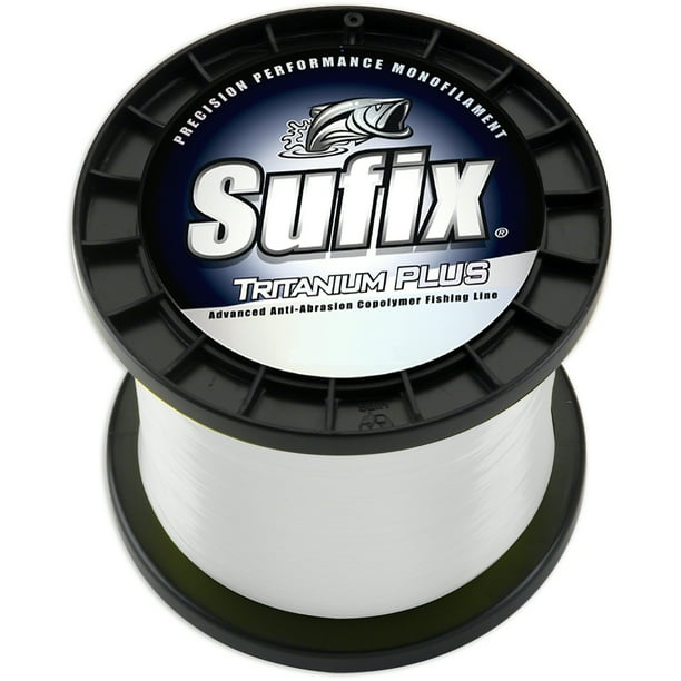 Sufix Tritanium Plus Clear Fishing Line (1270 yds) - 50 lb Test ...