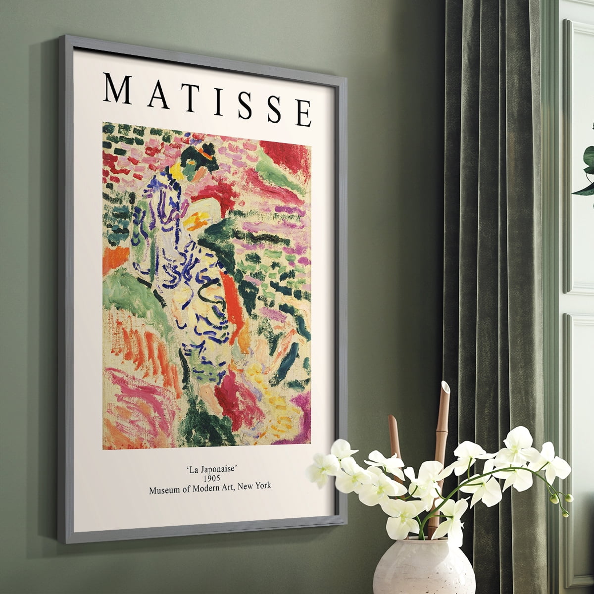 Matisse CCIII in Solid Wood 16 x 20 Framed Print