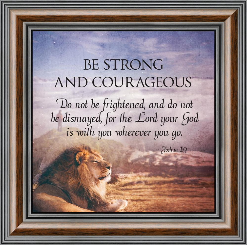 be-strong-and-courageous-quote-art-print-lion-animal-inspirational