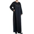 thumbnail image 5 of JGTDBPO Kaftan for men long sleeve Men's Nightshirt Long Sleeve Sleepwear Soft Comfy Nightgown Loose Sleep Shirt, 5 of 8