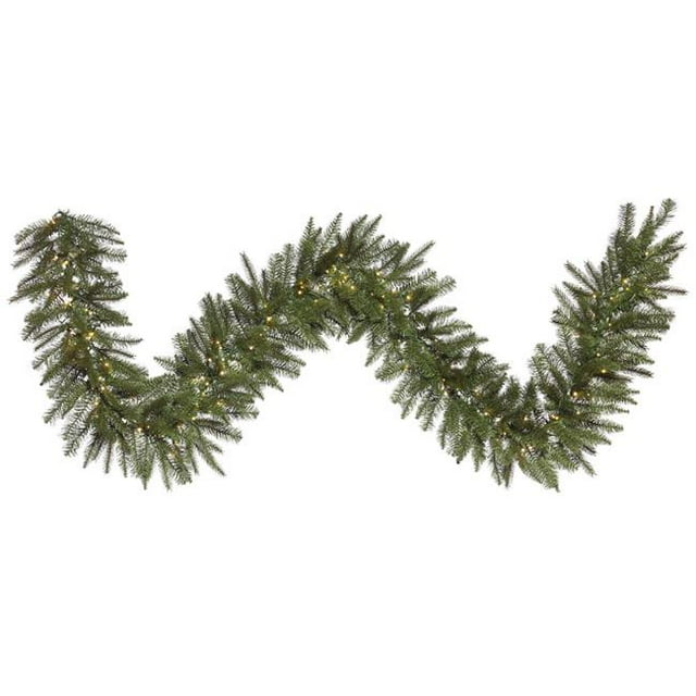 Vickerman K172715LED 9 Pi x 14 Po Guirlande Verte Carlsbad avec 3 mm & 200 Lumière LED Blanc Chaud Mini