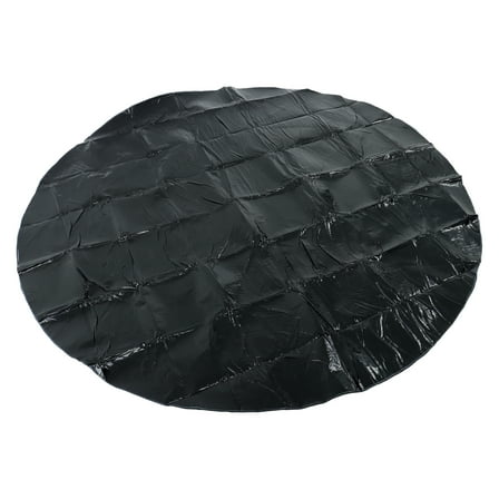 72 Inch Black Hot Tub Mat Extra Large Inflatable Hot Tub Pad Above Ground Pool