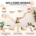 thumbnail image 3 of Estantes y perchas de pared para gatos VEVOR de hasta 18,14 kg, juego de 7, 3 of 9