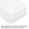 thumbnail image 4 of Uxcell Plastic Lab Tray Rectangle Utility Stackable Box Crafts Organizer 10"x7"x3" White, 4 of 5