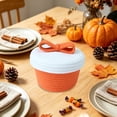 thumbnail image 6 of Sruoe Bow Decor Cotton Rope Covered Storage Bin Two Tone Woven Holiday Sweets Caddy for Desktop Household Stuff, 6 of 6