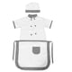 thumbnail image 1 of 1 juego de delantal de repostería para niño, disfraz de chef, delantal, sombrero para juego de rol profesional, juguete de cocina, 1 of 7