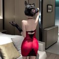 thumbnail image 3 of Ropa interior sexual Tentación femenina Hilados Perspectiva Ropa interior sexual Falda envolvente de cadera Liguero Pijamas, 3 of 3