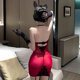 thumbnail image 3 of Ropa interior sexual Tentación femenina Hilados Perspectiva Ropa interior sexual Falda envolvente de cadera Liguero Pijamas, 3 of 3