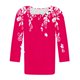 thumbnail image 5 of Blusas para las Mujeres Casual, 3/4 Manga Floral Estampado Camiseta de Moda Top Hecho de Poliéster Transpirable Suave para el Uso Diario de Primavera Otoño, Tops de Blusa para las Mujeres, 5 of 8