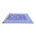 thumbnail image 2 of Ahgly Company Machine Washable Indoor Rectangle Oriental Blue Traditional Area Rugs, 2' x 5', 2 of 4