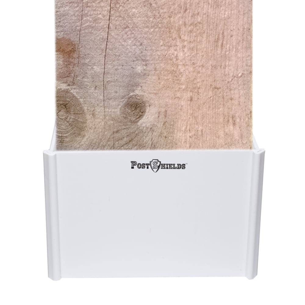 Post Sleeve Post Protector by Post Shields Protects Mailbox, Deck