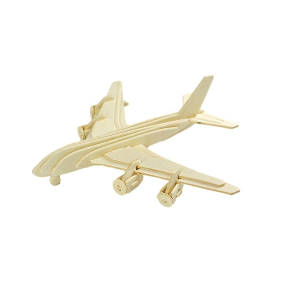 Godderr Toddler Toys Balsa Wood Airplane Kits Kids Toys Puzzled 3D