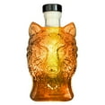 thumbnail image 4 of Wolf Head Whiskey Bottle, High Borosilicate Glass Decanter with Fashionable Design, Whiskey Storage for Spirits, Unique Gift for Whiskey Enthusiasts, 4 of 9