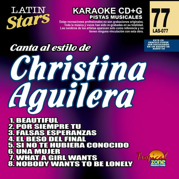 Karaoke Latin Stars 077 Christina Aguilera