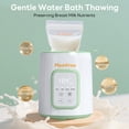thumbnail image 5 of Momfree Baby Bottle Warmer,8-in-1 Baby Milk Warmer with Smart Temperature Control Fast Baby Food Heater,Automatic Shut-Off Breastmilk Warmer,Steam Sterilizer,with Defrost Keep for All Bottles, 5 of 9