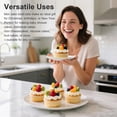 thumbnail image 6 of Anodized Aluminum Round Cake Pan with Removable Bottom, Oimcto Thickened Springform Alternative for Chiffon, Sponge and Cheesecake, Even Heat Distribution, Non-Stick Easy Release, 8 Inch, 6 of 9