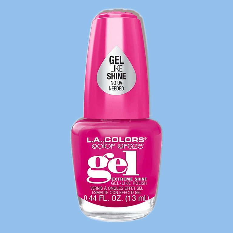 L.A. COLORS Color Craze Gel Extreme Shine Gel-Like Polish, 0.44 fl
