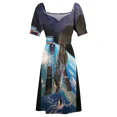 thumbnail image 4 of Hubble-vestido sin mangas con telescopio espacial para mujer ropa morada de verano, 4 of 5
