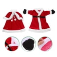 thumbnail image 4 of Shisuyan 2 Pcs Style Robe Formelle de Noël, Jupe et Robe de Bouteille, Décorations de Noël, Accessoires Décoratifs pour le Vin, 4 of 8