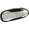 thumbnail image 3 of Exterior Door Handle Compatible with 2008-2009 Dodge Durango Rear, Driver Side Chrome Lever with Smooth Black Bezel, 3 of 3