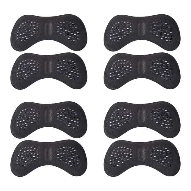 EeaseMX 4 pares de pegatinas para talón, almohadillas para la espalda y tacones altos, pegatinas gruesas para talón.