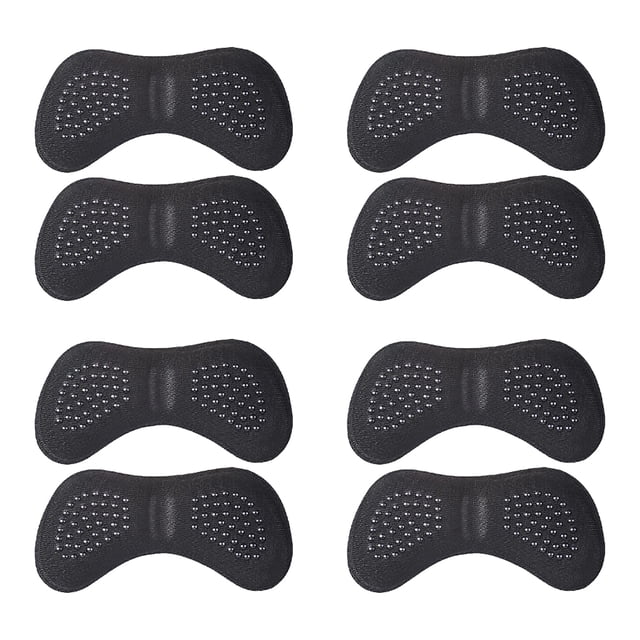 4 pares de pegatinas para talón, tacones altos, almohadillas para cojines en la espalda, pegatinas para talón grueso