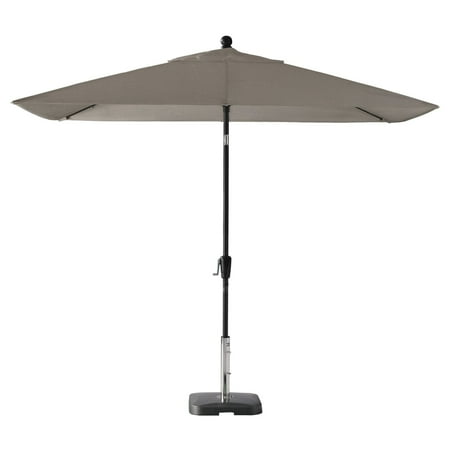 Rectangular Sunbrella Umbrella Amauri Pismo Dawn 9 ft. x 7 ft. Rectangular Premium Sunbrella Push Tilt Aluminum Market Patio Umbrella ()