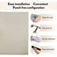 thumbnail image 5 of Light Filtering Blinds,Cellular Blinds,Lazblinds No Tools-No Drill Original Blackout Pleated Paper Temporary Shades Black 90*150cm, 5 of 7