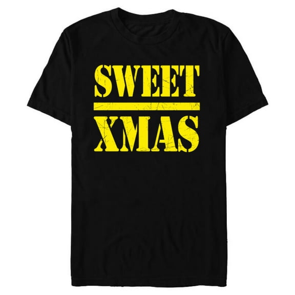 Marvel Luke Cage Sweet Xmas - Short Sleeve Blended T-Shirt for Adults - Customized-Black