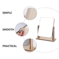 thumbnail image 3 of Weiweiguan High Definition Makeup Mirror Wooden Rotatable Mirror Desktop Mirror Decor, 3 of 6