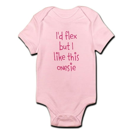 

CafePress - Id Flex But I Like This Onesie Body Suit - Baby Light Bodysuit