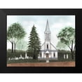 thumbnail image 2 of Jacobs, Billy 24x19 Black Modern Framed Museum Art Print Titled - The Old Stanwood Church, 2 of 5