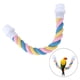 thumbnail image 3 of Cuerdas para pájaros Yinane soporte para percha Cuerda de escalada para loro 9,6 pulgadas multicolor 2 piezas, 3 of 7