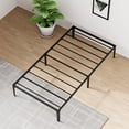 thumbnail image 4 of CazToi Base de cama plataforma de metal tamaño Individual con almacenamiento bajo la cama, no necesita somier, montaje fácil, silenciosa, 4 of 7