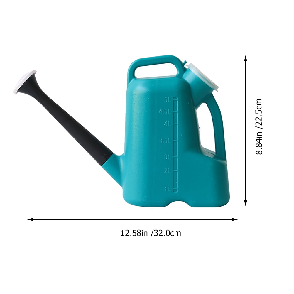 FESTFENDS 1pc Capacity Plastic Watering Can With Lid Long Nozzle Sprayer For Garden For Plant Care