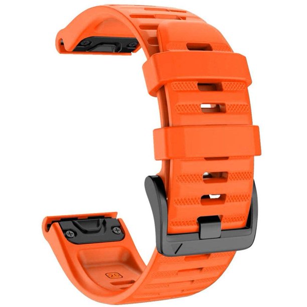 Yooside Correa De Reloj De Ajuste Rápido Y Fácil Para Garmin Fenix 6X Pro/Sapphire 26 Mm Correa De Pulsera Deportiva De Silicona Suave No Alergénica Impermeable Para Garmin Fenix 5X/5X Plus Fenix