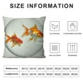 thumbnail image 5 of Cute Goldfish Print Long Body Pillow Coverswith Hidden Zipper Protector, for Adults Women Men, 5 of 5