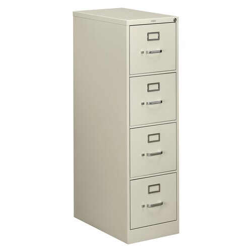 Hon 4 Drawer Letter File Full Suspension Filing Cabinet With