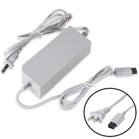 Fosmon Replacement Power Supply Cord AC Adapter for Nintendo Wii - Lifetime Replacement Warranty