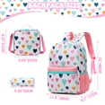 thumbnail image 4 of Carry on Hardshell Luggage Sets with Wheels Travel Essentials for Kids,Suitcases for Girls with Wheels Travel Pillow Airline Approved 16 Inch, 4 of 7